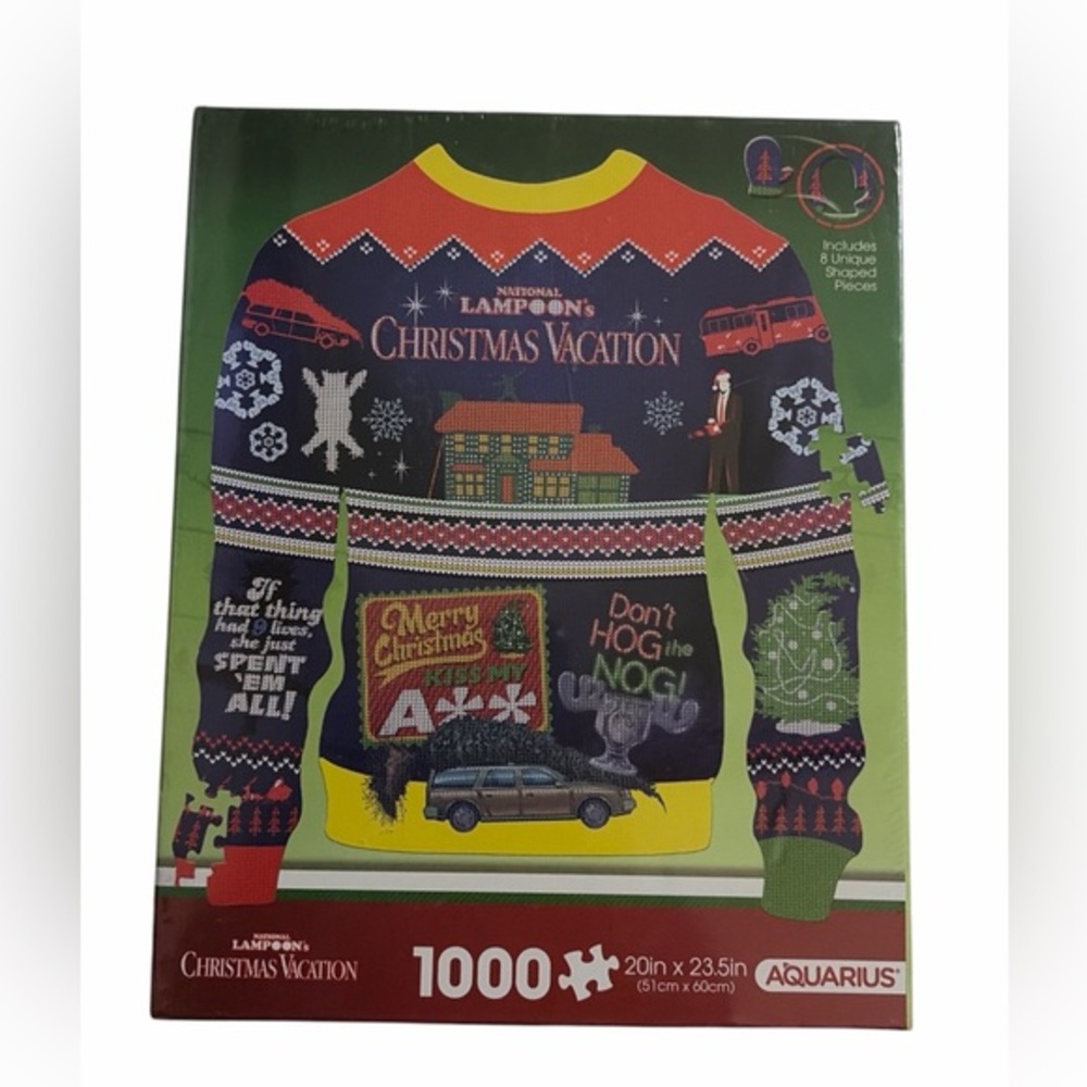 National Lampoon's Christmas Vacation Ugly Sweater Puzzle 1000pc